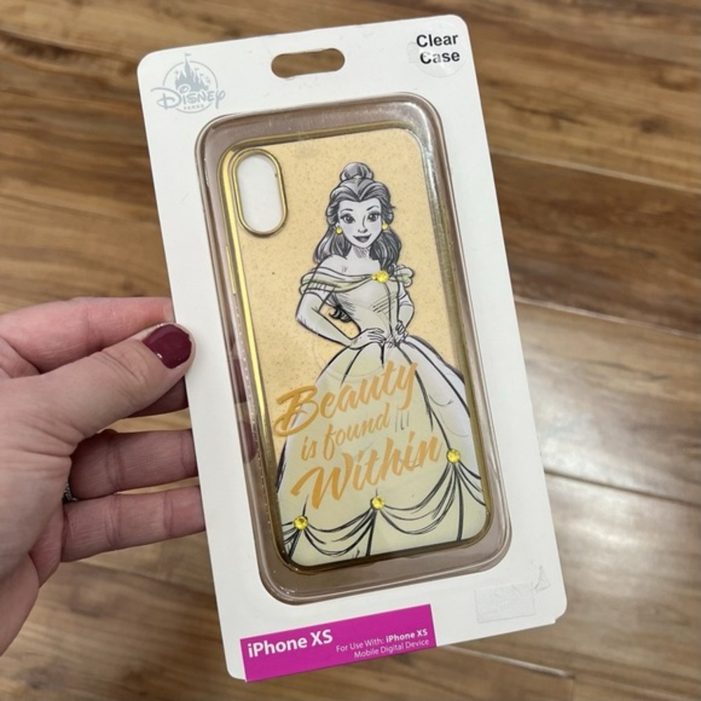 DISNEY Parks Belle Beauty And The‎ Beast  iPHONE XS CASE COVER D-TECH NEW Apple